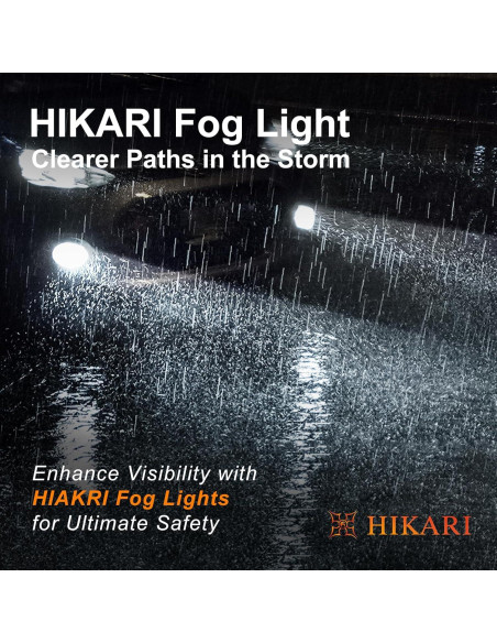 HIKARI WINGS H7 Bombillas LED Luz de Niebla 50000LM 6000K