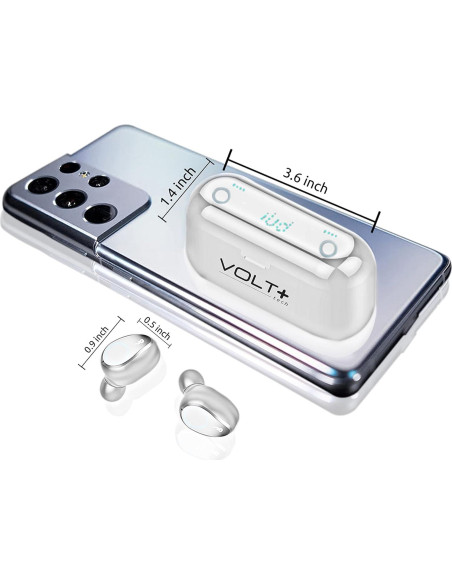 Auriculares Inalámbricos Bluetooth 5.3 Volt Plus F9 con PowerBank 2000mAh