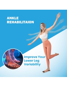 Tablero de Equilibrio Lumia Wellness - Ejercitador de Tobillo y Pie 2