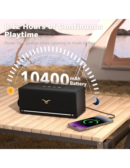 Altavoz Bluetooth Stage GoFree Max 80W IP67 Portátil con Bajo