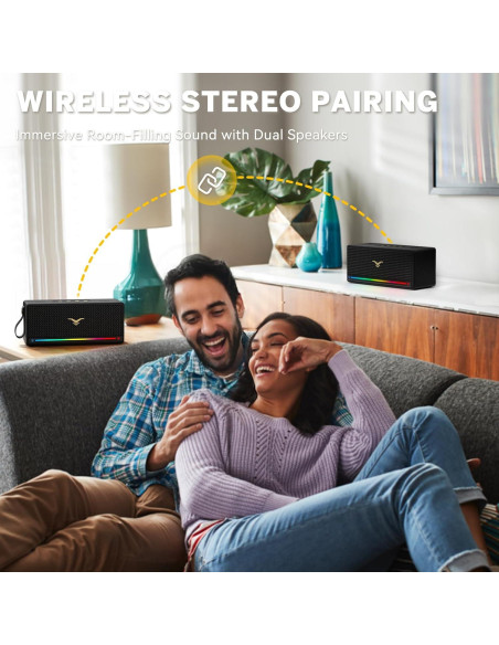 Altavoz Bluetooth Stage GoFree Max 80W IP67 Portátil con Bajo