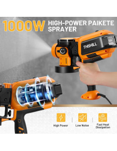 Pistola de Pintura Eléctrica This Hill 1000W 1500ML 2
