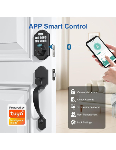 Cerradura Inteligente ENOKER DS07-L con Huella Dactilar y APP