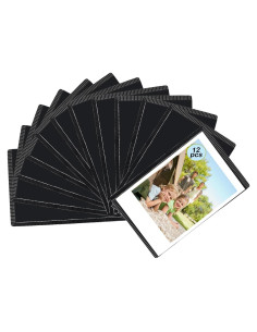 Marco de Imagen Magnético Mingting, 12 Unidades, Negro