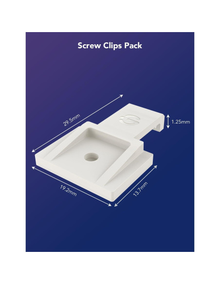 Clips de Tornillo Govee para Luces Exteriores - 150 Piezas Clips de Tornillo Govee para Luces Exteriores - 150 Piezas