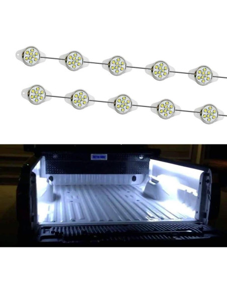 Kit de Iluminación LED iJDMTOY para Carga de Camiones 10 Piezas