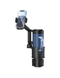 Soporte para Teléfono de Coche Easkkty Ajustable 2 en 1