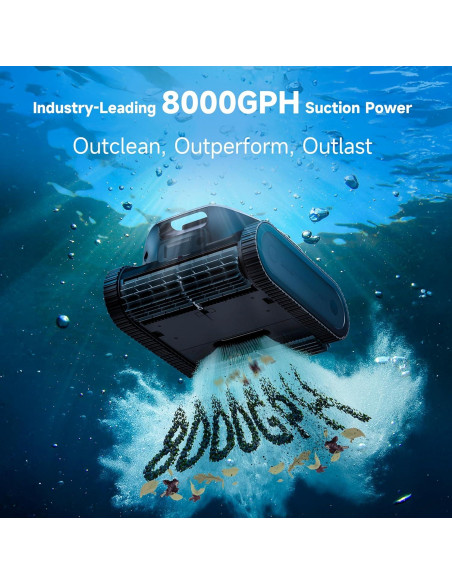 Limpiador de Piscinas Robótico DREAME Z1 Pro Inalámbrico 3028 L/h