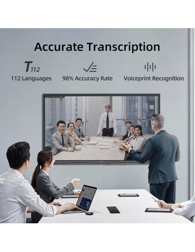 Grabadora de Voz AI Boyuevi 64GB, Transcripción y Traducción