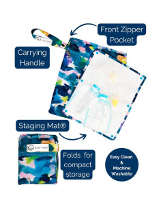 Bolsa Húmeda/Seca Sarah Wells Pumparoo Aquarelle - Organizador para Extractor de Leche 2