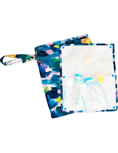 Bolsa Húmeda/Seca Sarah Wells Pumparoo Aquarelle - Organizador para Extractor de Leche