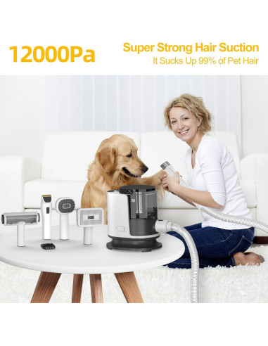 Aspiradora para Cuidado de Mascotas Poit G20 12000Pa 1.5L