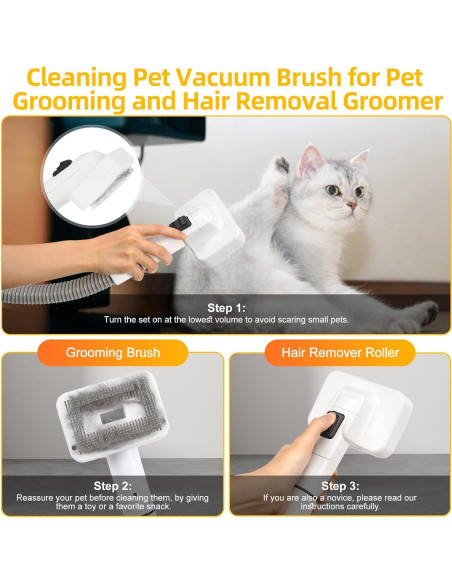 Aspiradora para Cuidado de Mascotas Poit G20 12000Pa 1.5L