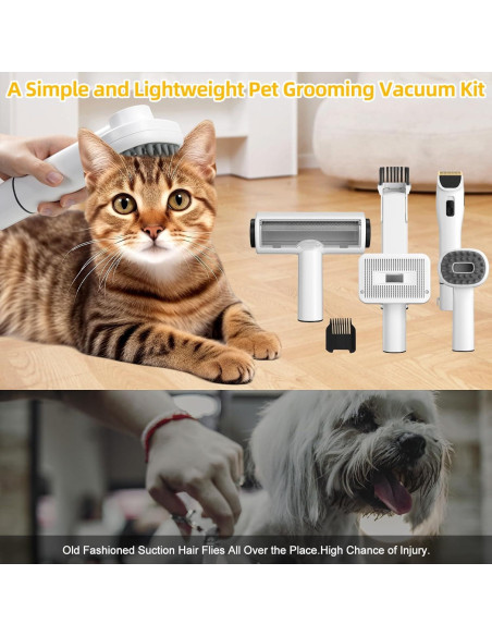 Aspiradora para Cuidado de Mascotas Poit G20 12000Pa 1.5L