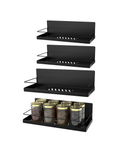 Estante Magnético para Especias HOIDGUB - Paquete de 4 Unidades