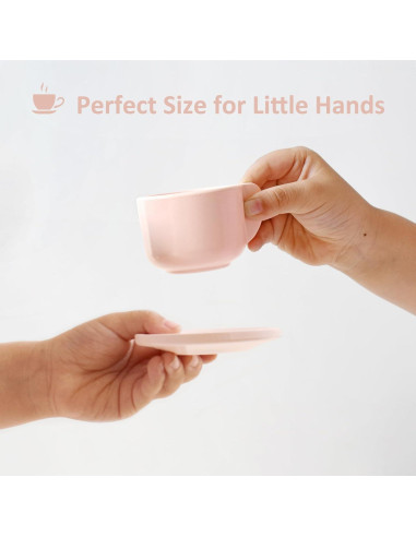 Juego de Té de Madera PairPear con Soporte de Postres 23 Piezas