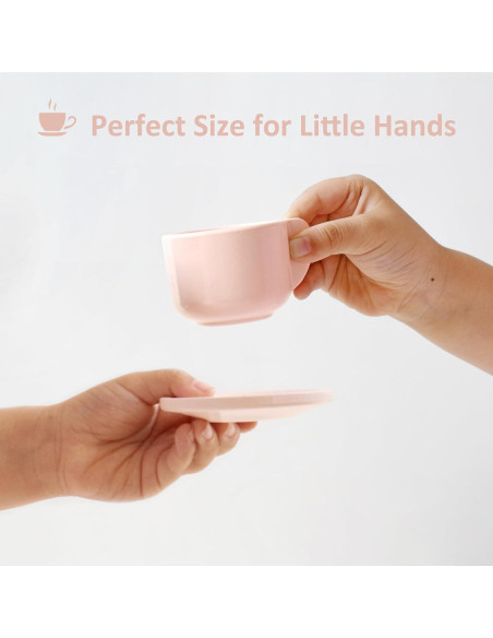 Juego de Té de Madera PairPear con Soporte de Postres 23 Piezas