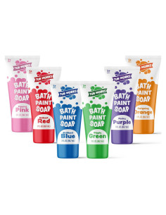 Juguete de baño Tub Works pintura de jabón 6 colores no tóxicos