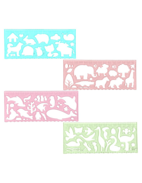 8 Plantillas de Dibujo para Niños Ymapinc - Animales Coloridos