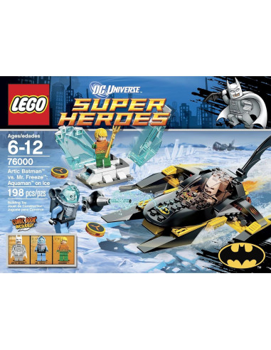LEGO Superhéroes Batboat Ártico Batman vs Mr. Freeze 76000