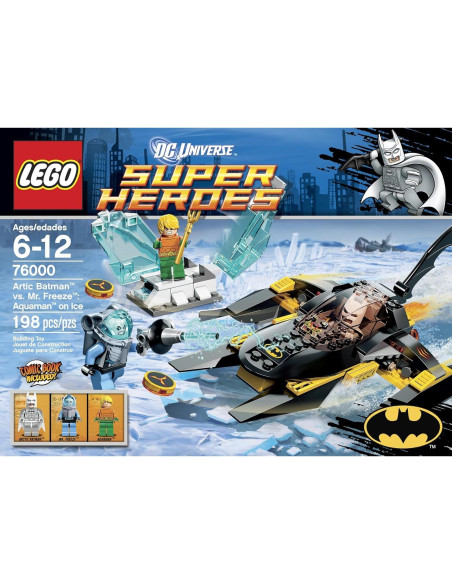LEGO Superhéroes Batboat Ártico Batman vs Mr. Freeze 76000