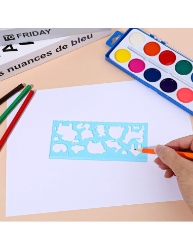8 Plantillas de Dibujo para Niños Ymapinc - Animales Coloridos