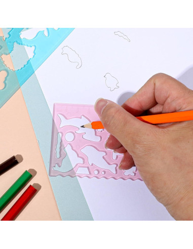 8 Plantillas de Dibujo para Niños Ymapinc - Animales Coloridos