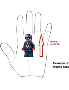 Minifigura Capitán América LEGO 76188 4.32 cm 2
