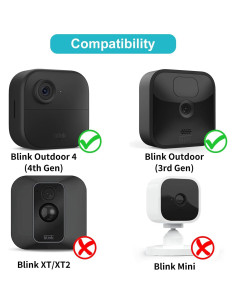 Soporte para Cámara Blink Exterior 4 - 2 Paquete Blanco 2