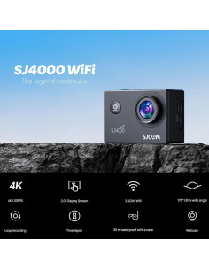 Cámara de Acción SJCAM SJ4000 Full HD 1080p con Accesorios 2