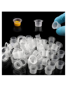 Yuelong 300pcs Tazas de Tinta Tatuaje Desechables Microblading