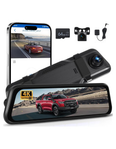 Cámara de Tablero Espejo 4K Driauto con GPS y WiFi