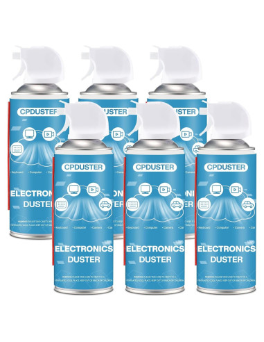 Soplador de Aire CPDUSTER para Limpieza de PC - 6 Piezas