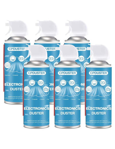 Soplador de Aire CPDUSTER para Limpieza de PC - 6 Piezas Soplador de Aire CPDUSTER para Limpieza de PC - 6 Piezas