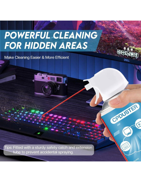 Soplador de Aire CPDUSTER para Limpieza de PC - 6 Piezas Soplador de Aire CPDUSTER para Limpieza de PC - 6 Piezas