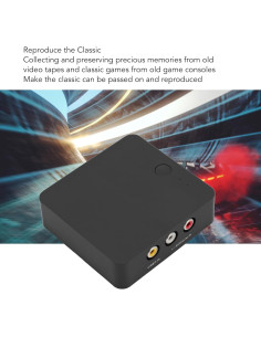 Convertidor AV a HDMI 1080P Sanpyl con Grabación y USB 2