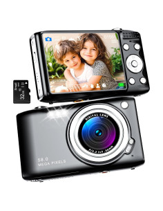 Cámara Digital Hiacinto 58MP 4K Autofocus Compacta con Zoom 16X