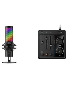 Micrófono USB HyperX QuadCast 2 S RGB para PC y Mac