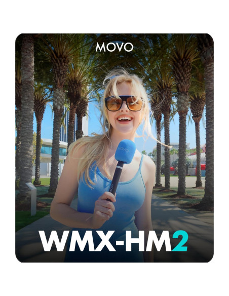 Mango de Micrófono Inalámbrico Movo WMX-HM2 para DJI Mic y Rode GO II