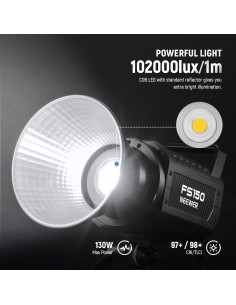 Kit de Luz LED NEEWER FS150 y TL97C RGB Portátil 130W 2