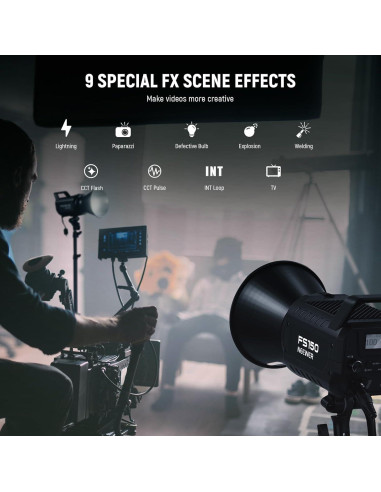 Kit de Luz LED NEEWER FS150 y TL97C RGB Portátil 130W