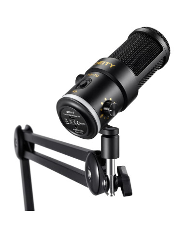 Micrófono Dinámico USB Deity VO-7U Supercardioide con Brazo