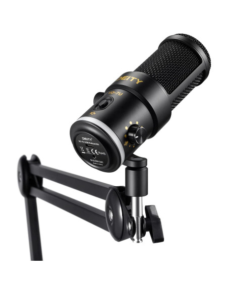 Micrófono Dinámico USB Deity VO-7U Supercardioide con Brazo