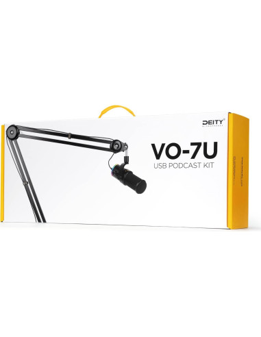 Micrófono Dinámico USB Deity VO-7U Supercardioide con Brazo