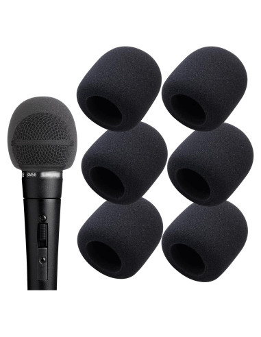 Filtro Antiviento Universal 6 Pcs YOUSHARES para Micrófono
