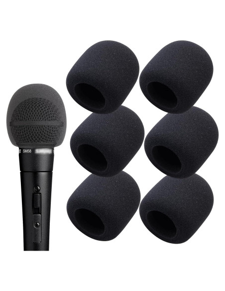Filtro Antiviento Universal 6 Pcs YOUSHARES para Micrófono