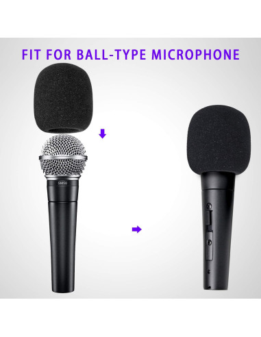 Filtro Antiviento Universal 6 Pcs YOUSHARES para Micrófono