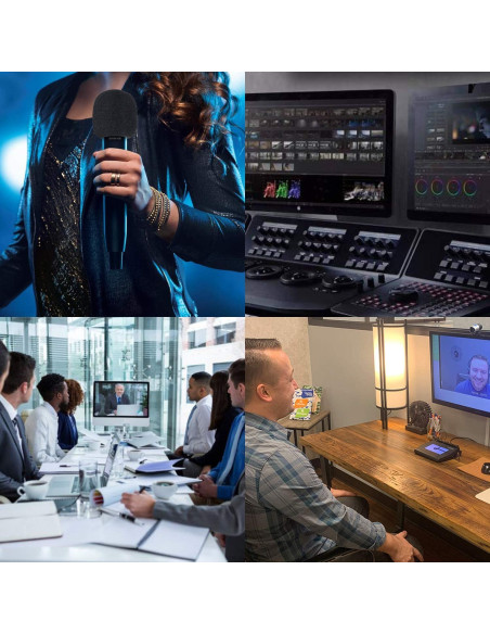 Filtro Antiviento Universal 6 Pcs YOUSHARES para Micrófono