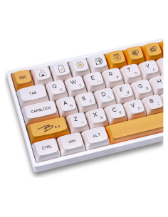 Juego de Teclas PBT 138 Teclas XDA Leche con Miel Sumgsn