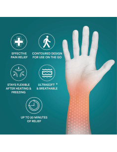 Manga de Gel Caliente y Frío Homedics para Mano y Muñeca 2